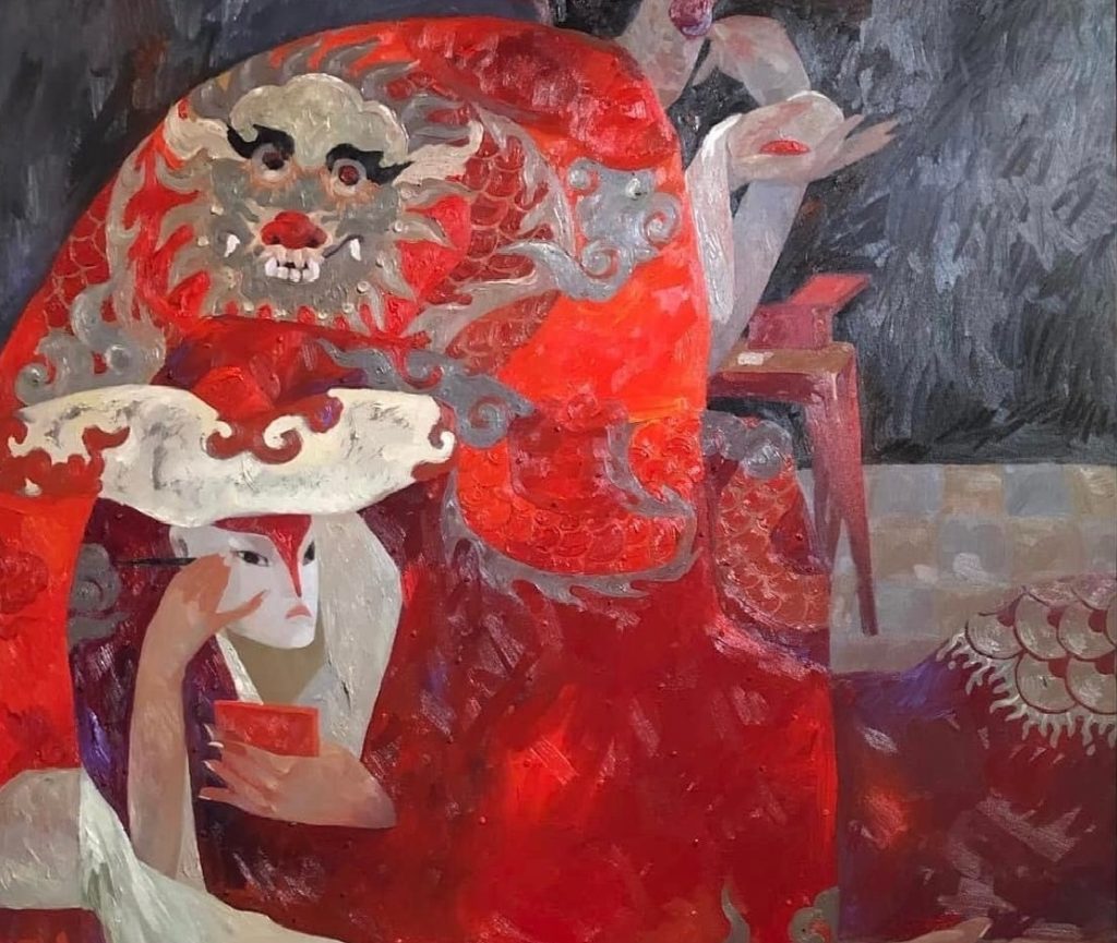 Buổi diễn lưu động hát bội