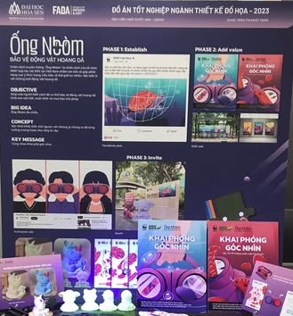 Buổi xem bài tốt nghiệp khoa Thiết kế Đồ Hoạ Truyền Thông