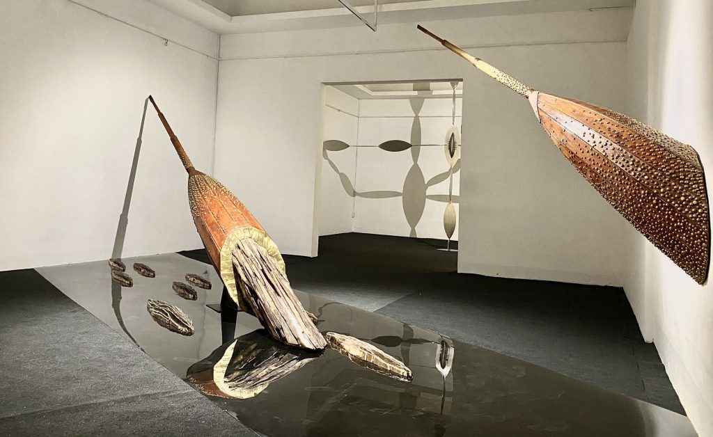 Buổi học ở triển lãm điêu khắc Khải Huyền