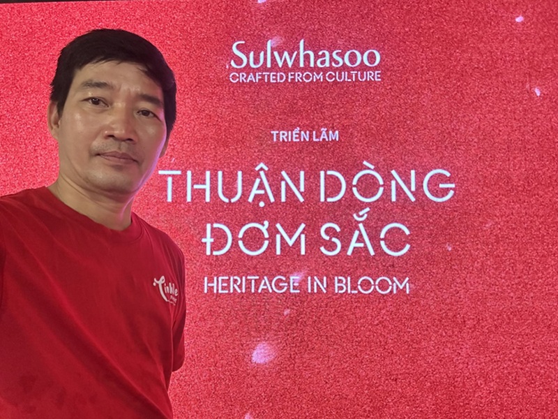 Buổi học về các sản phẩm làng nghề truyền thống tại triển lãm Sulwhasoo